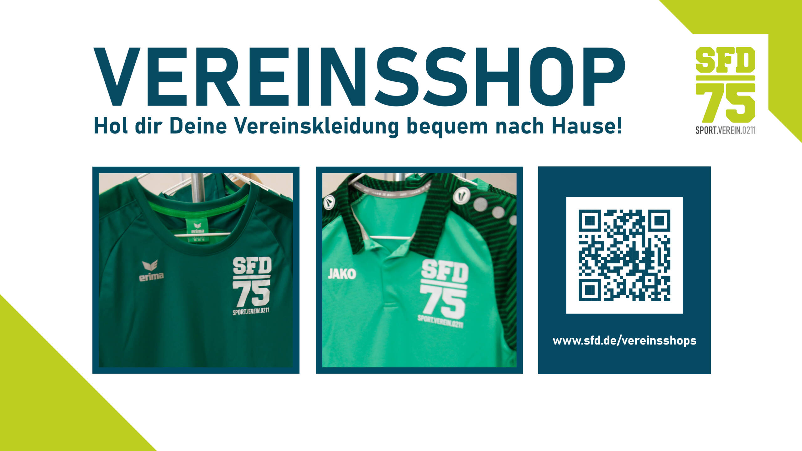 Vereinsshop mit Link