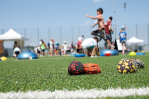 Der SFD ´75 bei Kids in Action mit einem Bewegungsparkour