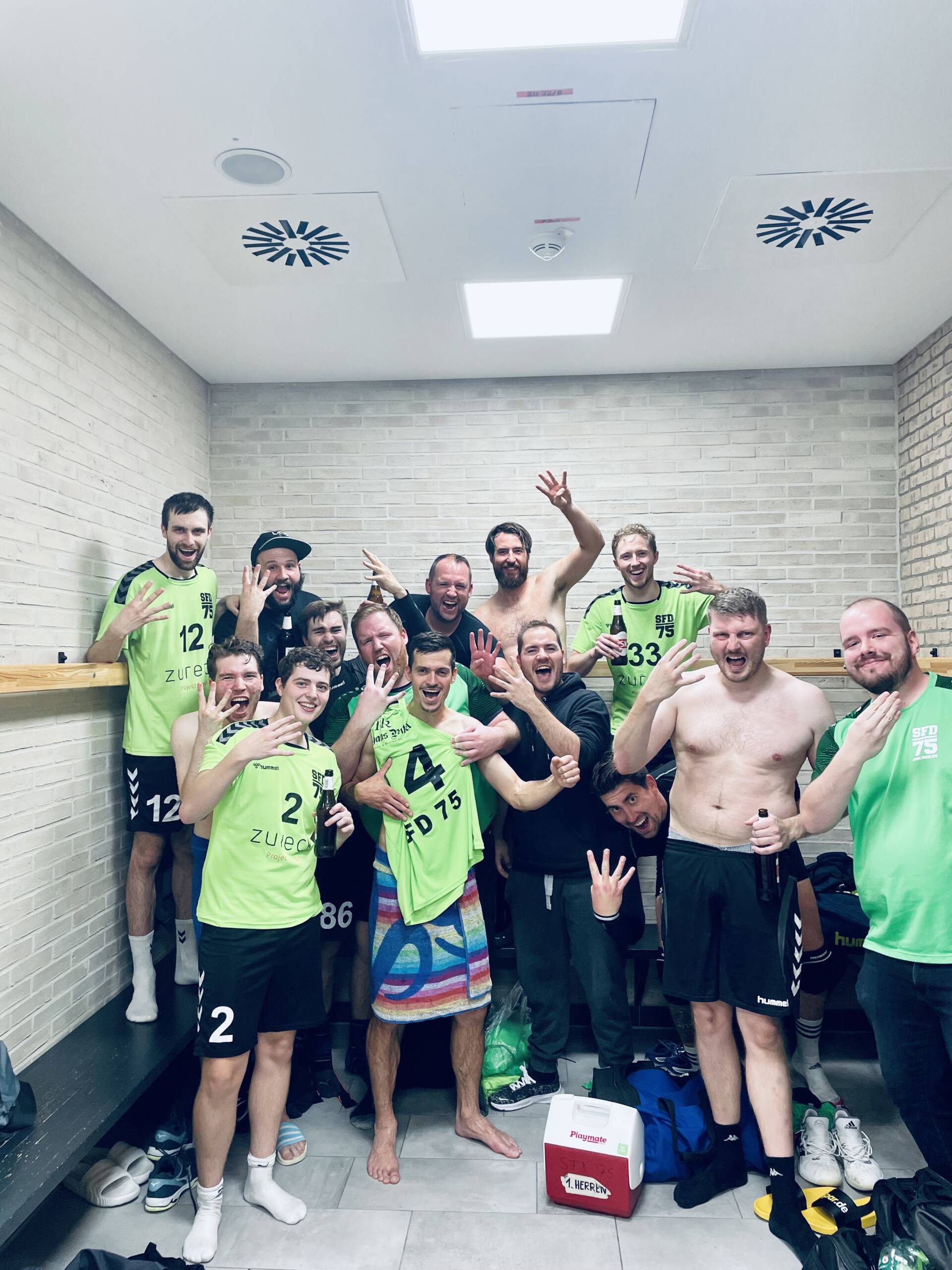 Handball 2023 sieg gegen Monheim