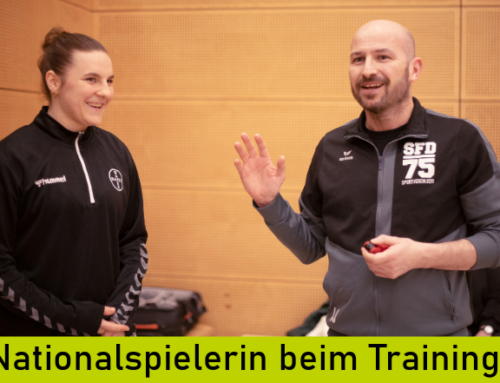 Handball-Nationalspielerin trainierte mit uns