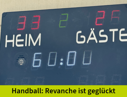 Handball: Revanche geglückt!