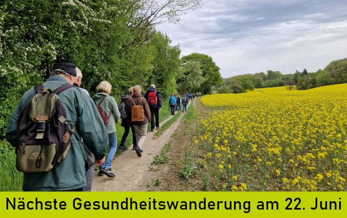 Gesundheitswanderung 22. Juni 2024