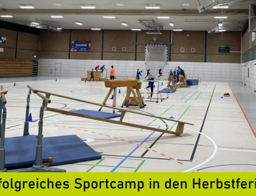 23 Kinder beim Bewegungscamp in den Herbstferien