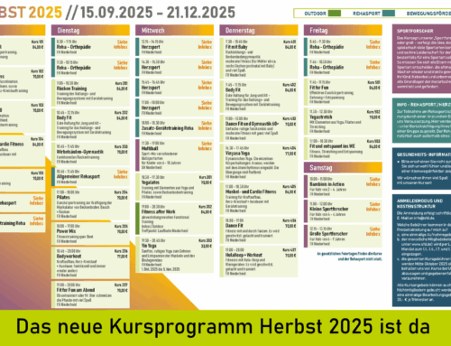 Das neue Kursprogramm ist da