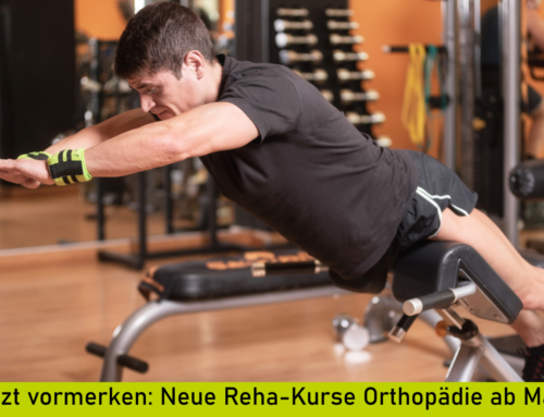 Jetzt vormerken: Neue Reha-Kurse Orthopädie ab März
