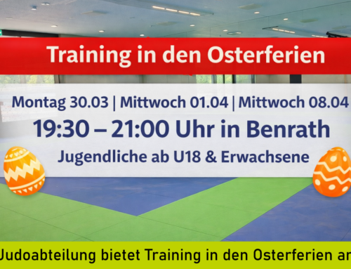 Judotraining in den Osterferien