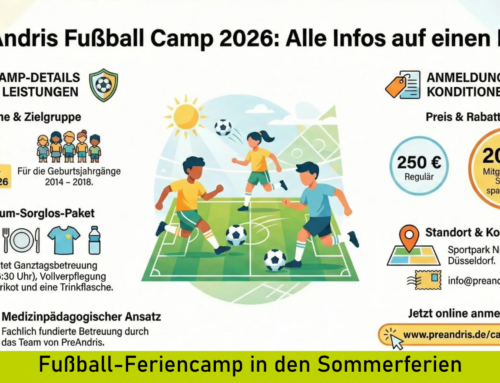 Fußball-Feriencamp in den Sommerferien