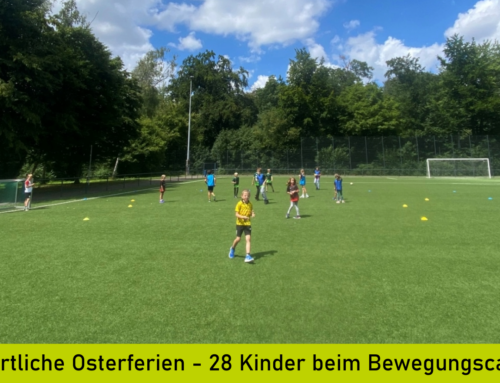 Sportliche Osterferien – 28 Kinder beim Bewegungscamp