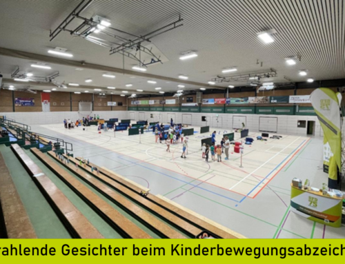 Strahlende Gesichter beim Kinderbewegungsabzeichen