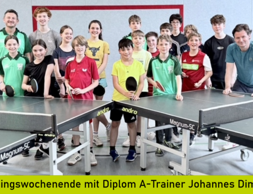 Trainingswochenende mit Diplom A-Trainer Johannes Dimmig
