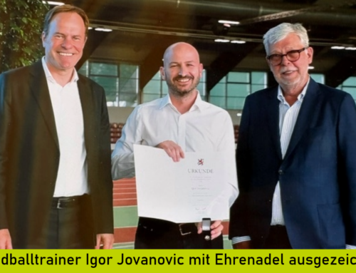 Igor Jovanovic mit Ehrennadel ausgezeichnet