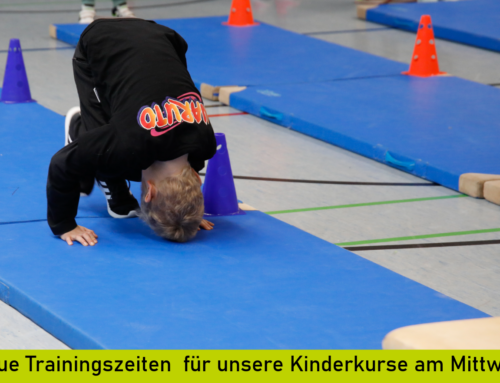 Vorübergehende Änderung der Trainingszeiten für Kinderkurse