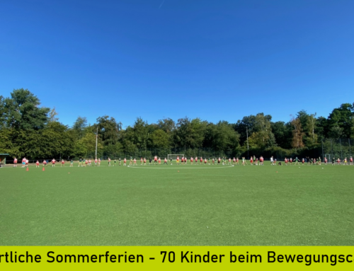 Sportliche Sommerferien – 70 Kinder beim Bewegungscamp