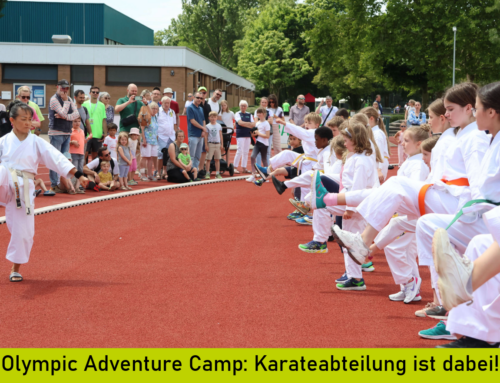 Olympic Adventure Camp: Karateabteilung ist dabei!