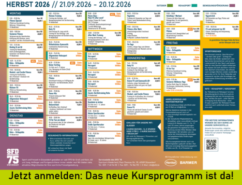 Das neue Kursprogramm ist da