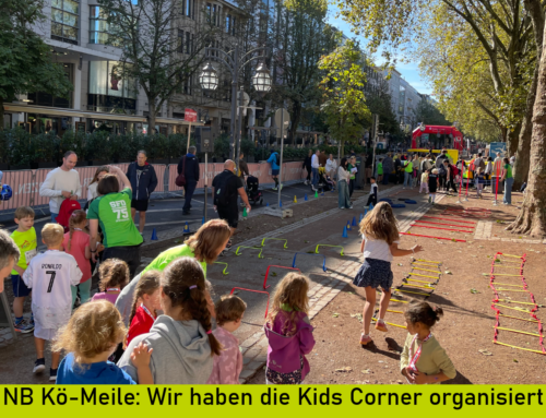 SFD ´75 organisierte Kids Corner bei der NB Kö-Meile 2026