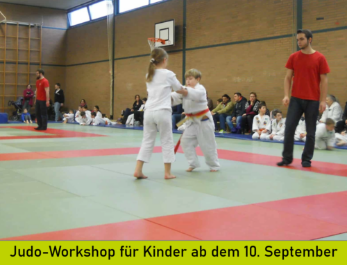 Judo-Workshop für Kinder ab dem 10. September